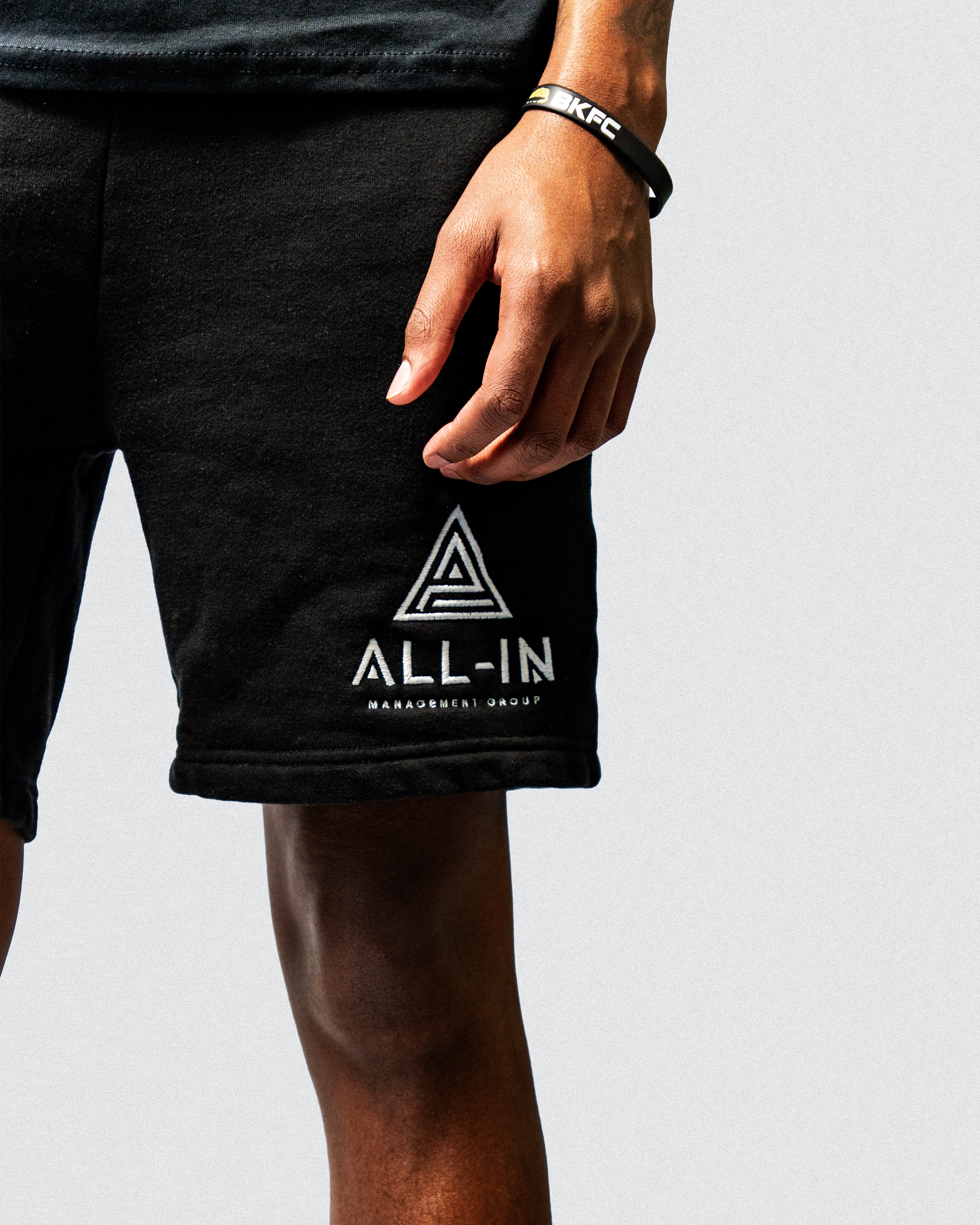 "Stay Ready" | Embroidered Logo Shorts