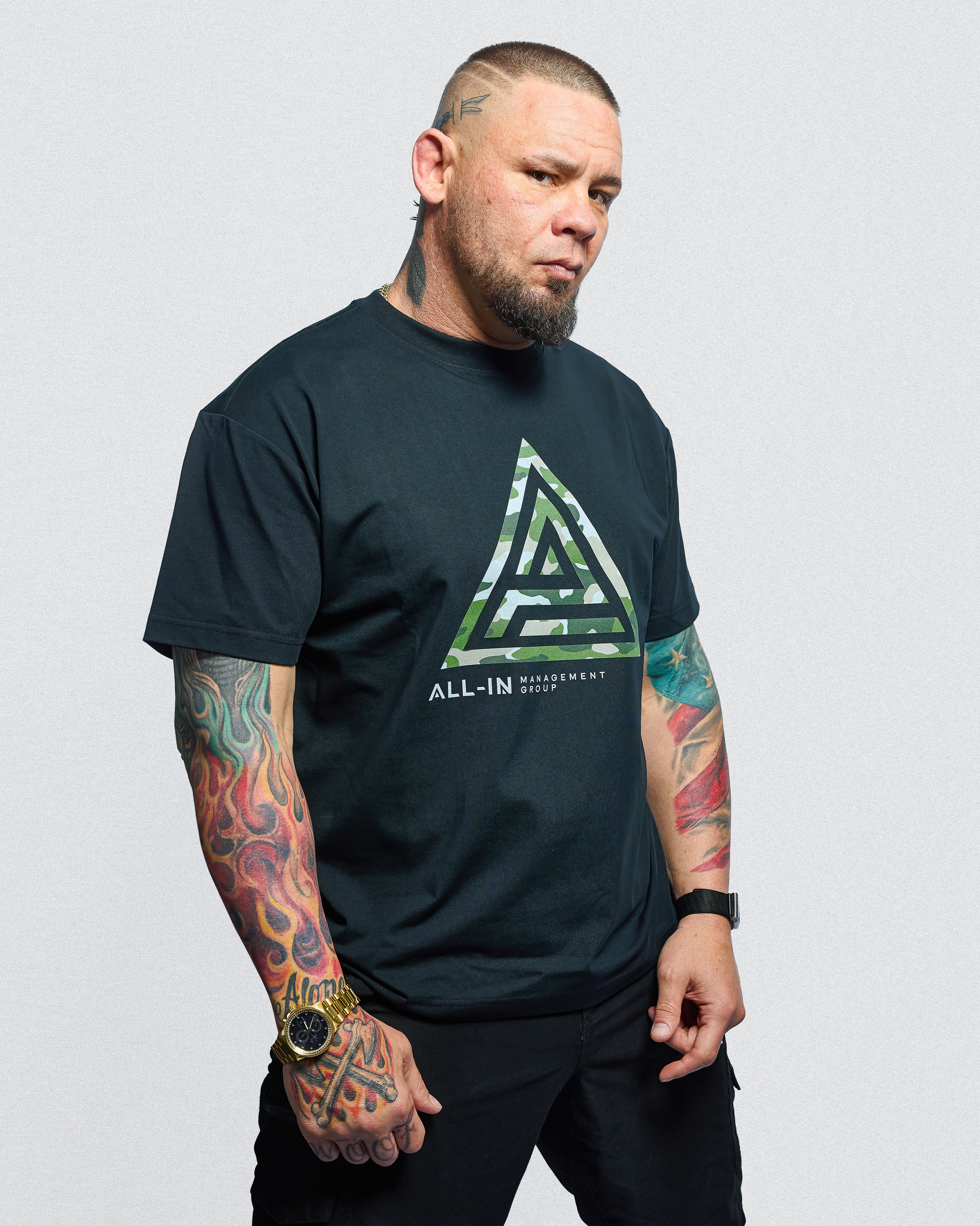 "Super Dry" | Camo Logo Tee