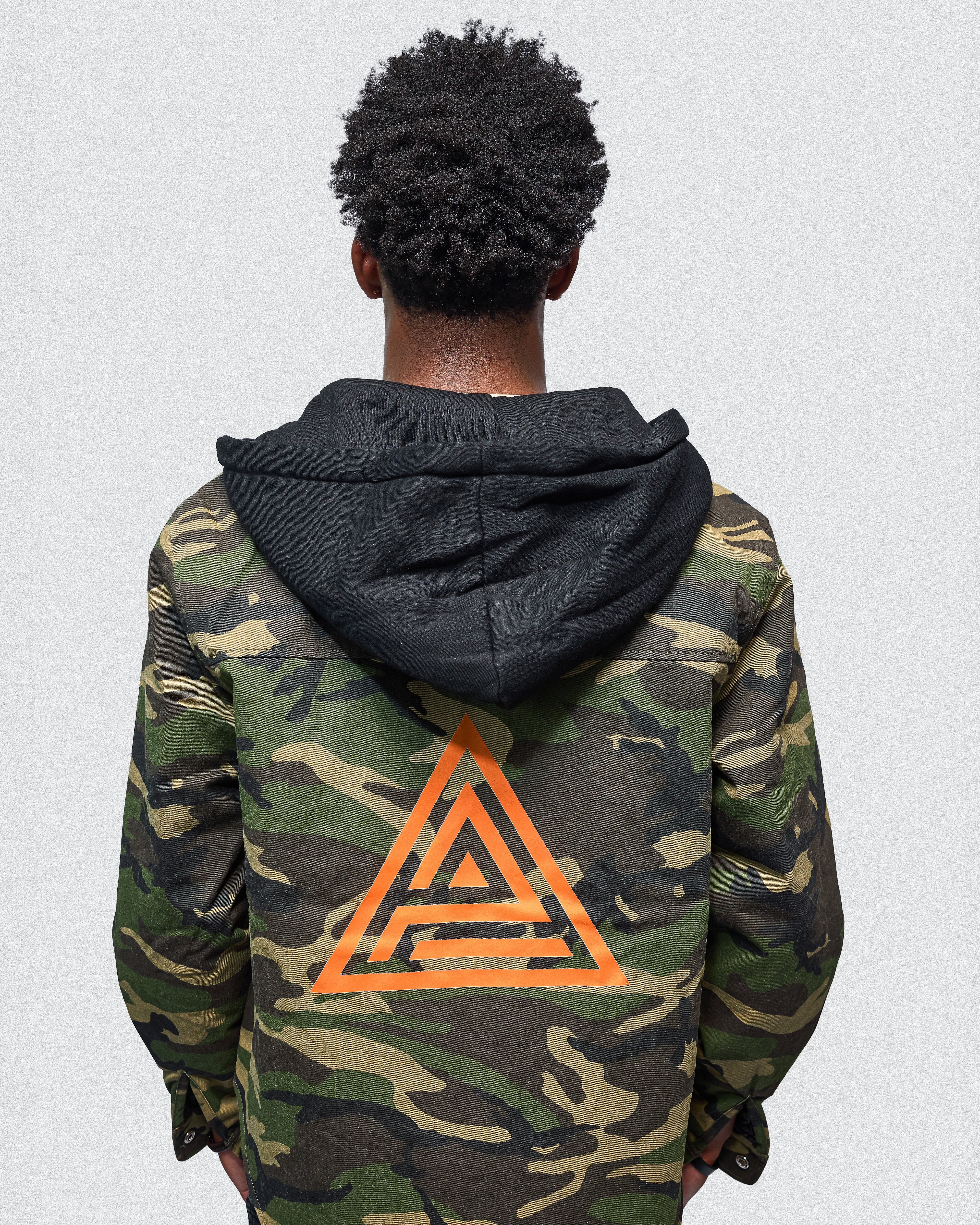 "Low-key" | Camo Hooded Jacket